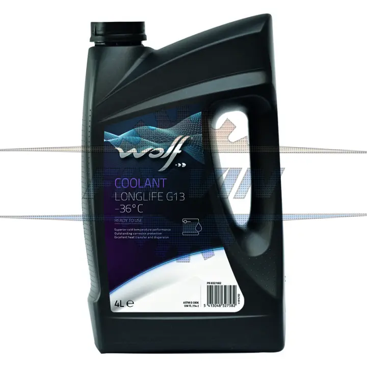 COOLANT LONGLIFE G13 -36°C 4Lx4 - !!! РОЗПРОДАЖ - АКЦІЙНА ЦІНА !!! Wolf 8327582 (фото 1)