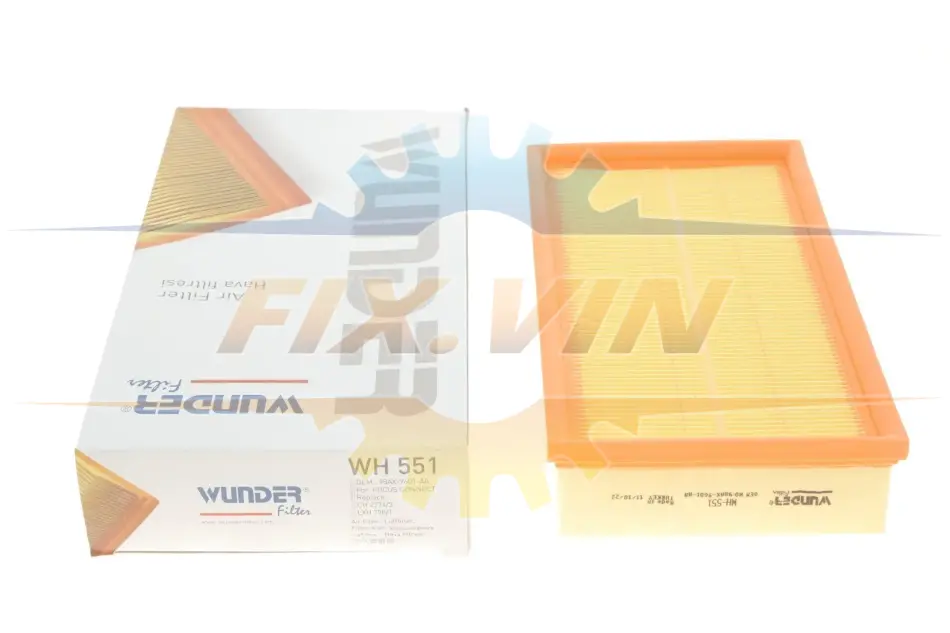 Фільтр повітряний WUNDER WUNDER FILTER WH 551 (фото 1)