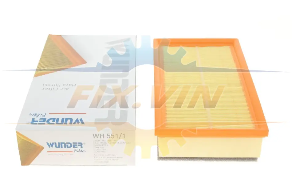 Фільтр повітряний WUNDER WUNDER FILTER WH 551/1 (фото 1)