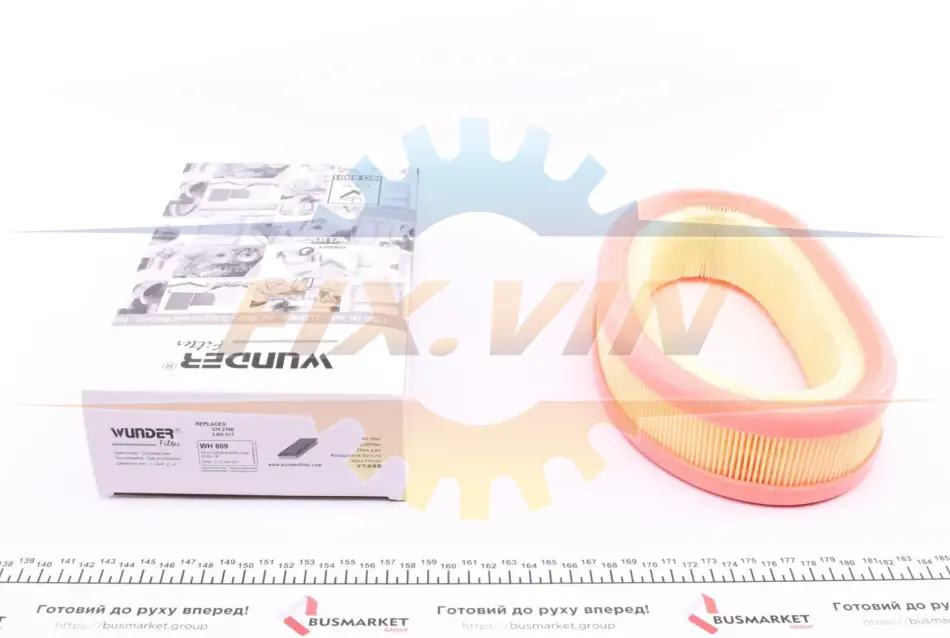 Фільтр повітряний Renault Megane I 1.4 96-03 WUNDER FILTER WH 809 (фото 1)