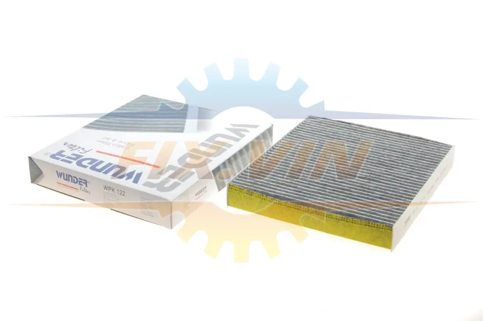 Фільтр салону Skoda Fabia/Roomster/VW Polo 99-10 (вугільний) WUNDER FILTER WPK 122 (фото 1)