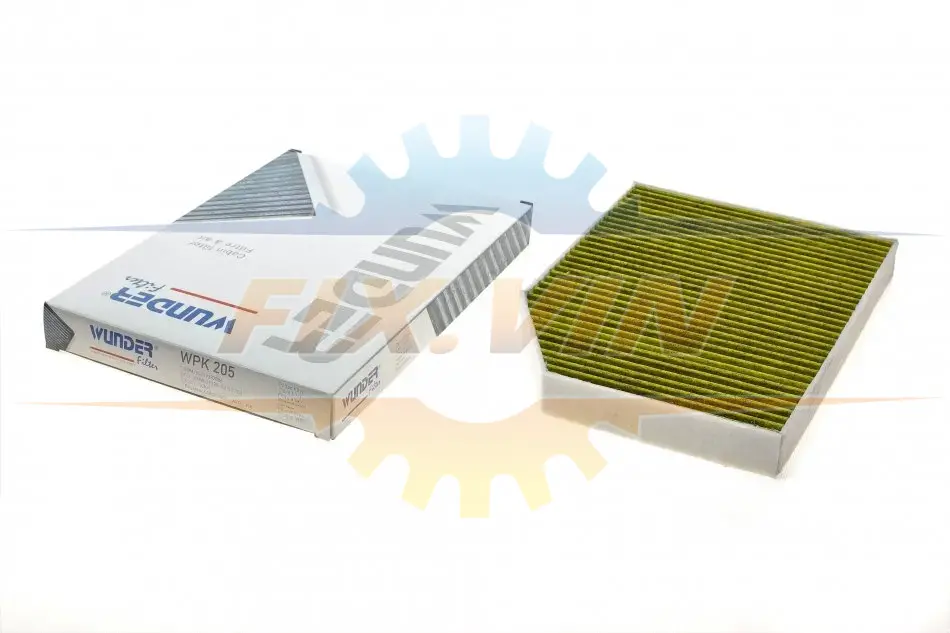 Фільтр салону BMW 3 (G20/G20)/X3 (G01/F97)/X4 (G02/F98) 17- (вугільний) WUNDER FILTER WPK 205 (фото 1)