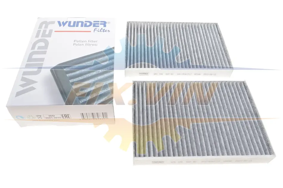 Фільтр салону BMW 5 (G30)/7(G11/G12) 15- (вугільний) WUNDER FILTER WPK 225 (фото 1)