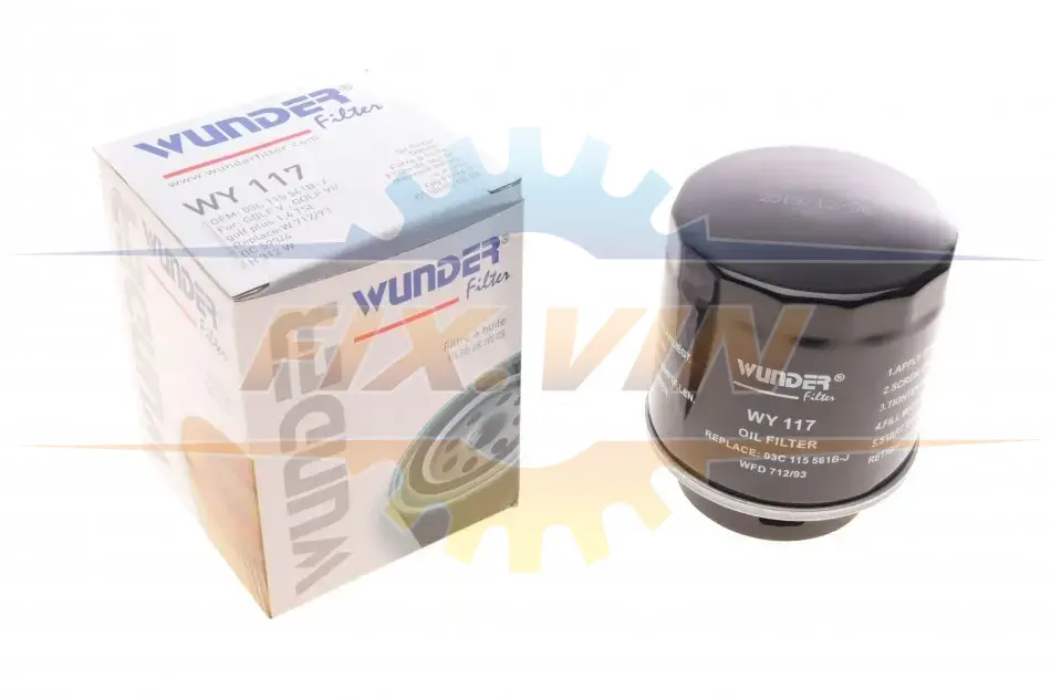 Фільтр масляний WUNDER WUNDER FILTER WY 117 (фото 1)