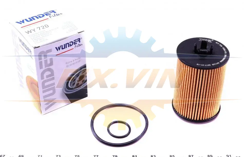 Фільтр масляний WUNDER WUNDER FILTER WY 720 (фото 1)