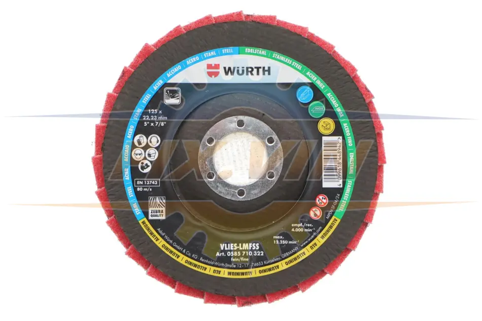 Диск пелюстковий флісовий RED PERFECT 3D, FINE WURTH 0585710322 (фото 1)