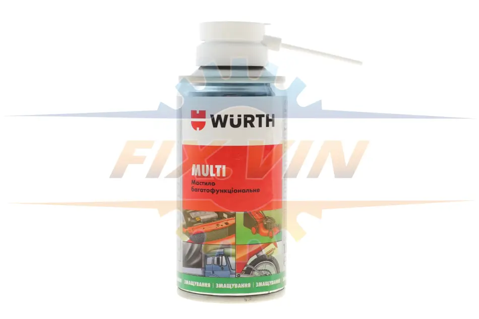 Спрей мастильно-очищаючий MULTI універсальний (150ml) WURTH 0893055415 (фото 1)