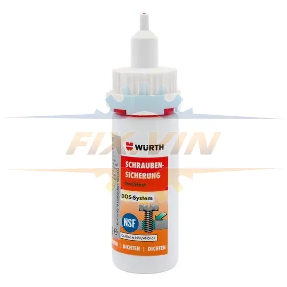 Фіксатор різьбовий, високої міцності, 50 g WURTH 0893270050 (фото 1)