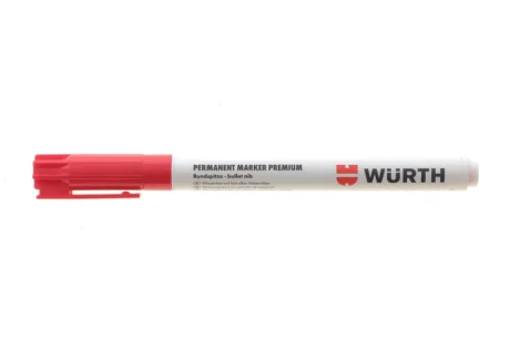 Маркер перманентний чорнильний Premium (червоний) (1mm) WURTH 0967915312
