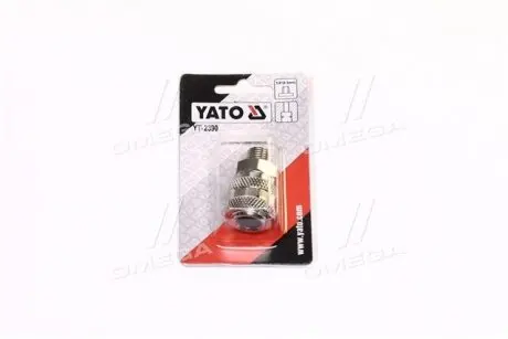 Швидкознімна муфта із зовніш. різьбленням o = 1/4" YATO YT-2390