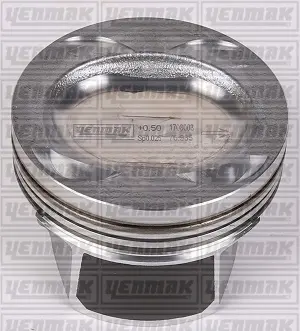 Поршень з кільцями і пальцем (размір отв. 76.51/STD) AUDI A1/A3 1.4TFSI, SKODA Octavia 1.4TSI, VW Golf/Polo/Tiguan 1.4TSI(CAVG/CTHG/CTJA/CAVE/CTHE/CAVA/CAVB/CAVC/CAVD/CNWA/…) YENMAK 3103287000 (фото 1)