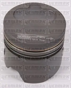 Поршень двс с кольцами audi. vw 1.6td-2.4td =76.5 1.75x2x3 1.00 85 YENMAK 3103301100 (фото 1)