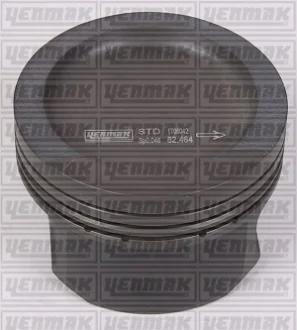 Поршень двс с кольцами audi. vw 2.0 2eabkaad =82.5 1.2x1.5x2 std 88 YENMAK 3103303000