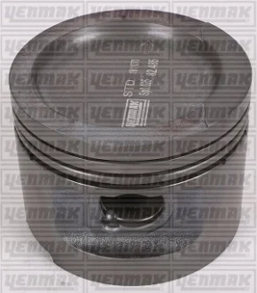 Поршень с кольцами і пальцем (размер отв. 82.51 / STD) VW, AUDI 80/100/A6 2.0 (AAD) YENMAK 3103311000