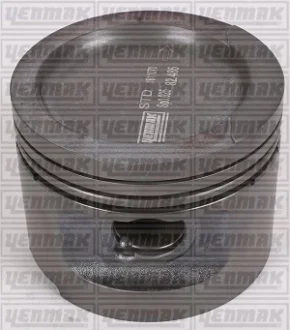 Поршень с кольцами і пальцем (размер отв. 83.01/+0.50) VW, AUDI 80/100/A6 2.0 (AAD) YENMAK 3103311050