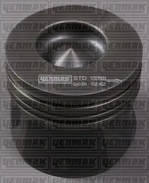 Поршень с кольцами і пальцем (размер отв. 83.00/+0.50) FORD 1.8 TDCi) YENMAK 3103464050 (фото 1)