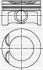 Поршень двс с кольцами opel vectra 1.8i 16v x1.8xel =81.6 1.5x1.5x3 0.50 94 YENMAK 3104223050