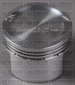 Поршень с кольцами і пальцем (размер отв. 71.2 / +0.4) FIAT Doblo 1.4 (4цл.) (188 A4000) YENMAK 3104285040