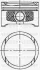 ПОРШЕНЬ ДВС С КОЛЬЦАМИ SEAT. VW GOLF 1.6I 16V =76.5 1.2X1.5X2.5 0.50 99 YENMAK 3104315050