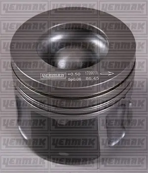 Поршень двс 1 шт с кольцами ford transit 2011- d2,2 duratorq YENMAK 3104949000 (фото 1)