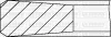 Комплект поршневих кілець (на 1 поршень) (на 1 поршень) CITROEN SCUDO 1.6 JTD (75.5/0.5) (3/1.95/2.5) YENMAK 9109168050