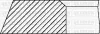 Комплект поршневих кілець (на 1 поршень) (82,51/STD) (1,2/1,5/2,0) VW, AUDI, SKODA 2,0i/2.0FSI/2,8i YENMAK 9109311000 (фото 2)