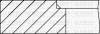 Комплект поршневих кілець (на 1 поршень) FIAT Scudo 1.6i -00 (86.4/STD) (1.5/1.75/3) YENMAK 9109395000 (фото 1)