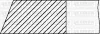Комплект поршневих кілець (на 1 поршень) FORD Transit 2.5DI/TD 94-00 (93.67/STD) (2/2/4) YENMAK 9109427000 (фото 2)