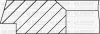 Комплект поршневих кілець (на 1 поршень) FORD Transit Connect 1.8TDCi (83/0.5) (1.75/2/2) YENMAK 9109477050