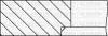 Комплект поршневих кілець (на 1 поршень) FIAT DOBLO 1.4 03- (72,00/STD) (1,2/1,2/2,0) YENMAK 9109695000