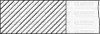 Комплект поршневих кілець (на 1 поршень) (84,80/STD) (1,5/1,5/3,0) OPEL Astra F 1.8 (4цил.) (1.8SV, 1.8SEH, 1.8SE) YENMAK 9109804000