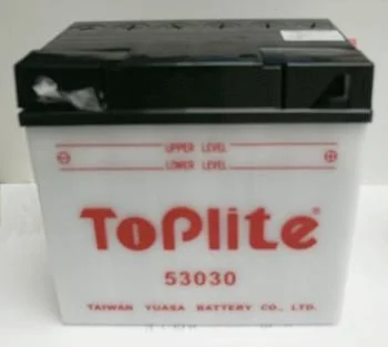 Мотоакумулятор TOPLITE YUASA 53030