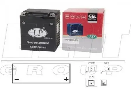 Мотоакумулятор LP GEL YUASA GHD30HL-BS (фото 1)