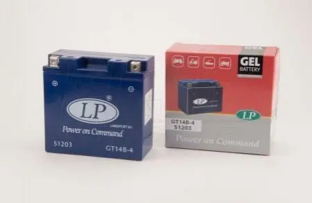 Мотоакумулятор LP GEL YUASA GT14B-4 (фото 1)