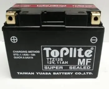 Мотоакумулятор TOPLITE YUASA TTZ12S