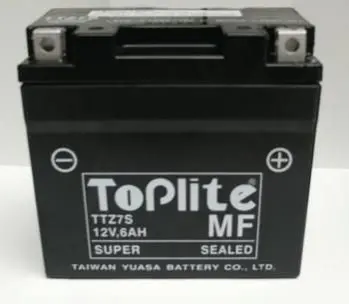 Мотоакумулятор TOPLITE YUASA TTZ7S (фото 1)