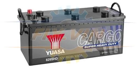 Yuasa 12V 220Ah Cargo Super Heavy Duty Battery заміна для 625SHD!!! YUASA YBX1632 (фото 1)