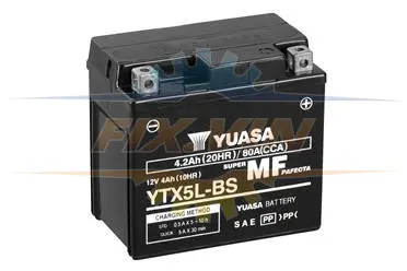 Мотоакумулятор TOPLITE YUASA YTX5L-BS (фото 1)