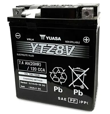 Акумулятор YUASA YTZ8V (фото 1)