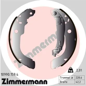 Колодки гальмівні барабанні к-кт ZIMMERMANN 109901594