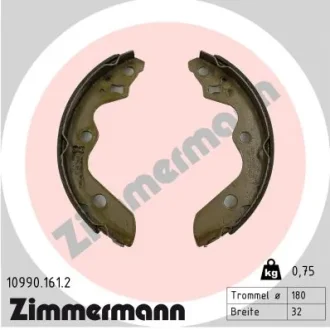 Колодки гальмівні барабанні ZIMMERMANN 109901612
