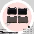 Комплект тормозных колодок ZIMMERMANN 206871351 (фото 1)