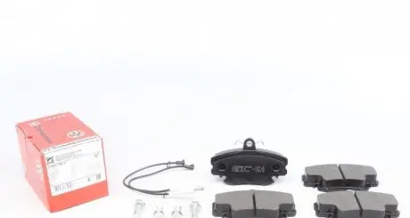 Колодки гальмівні (передні) Renault Megane I 96-03 (Lucas - Girling)/(з датчиками) ZIMMERMANN 21463.180.2