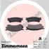 Колодки гальмівні дискові, к-кт ZIMMERMANN 24004.165.1 (фото 1)