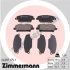 Комплект тормозных колодок ZIMMERMANN 240871751 (фото 1)