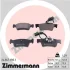 Колодки гальмівні дискові, к-кт ZIMMERMANN 243671901 (фото 1)