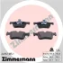 Колодки тормозные ZIMMERMANN 24912.185.1 (фото 1)