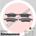 Колодки гальмівні дискові (комплект 4 шт) ZIMMERMANN 250541501 (фото 1)