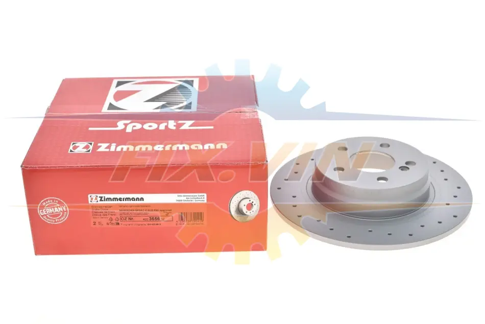Диск гальмівний Sport Z ZIMMERMANN 400365652 (фото 1)