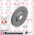 Диск гальмівний Coat Z ZIMMERMANN 400.3693.20 (фото 1)